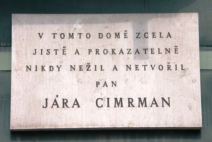 Wikipedia - Cimrman tabula